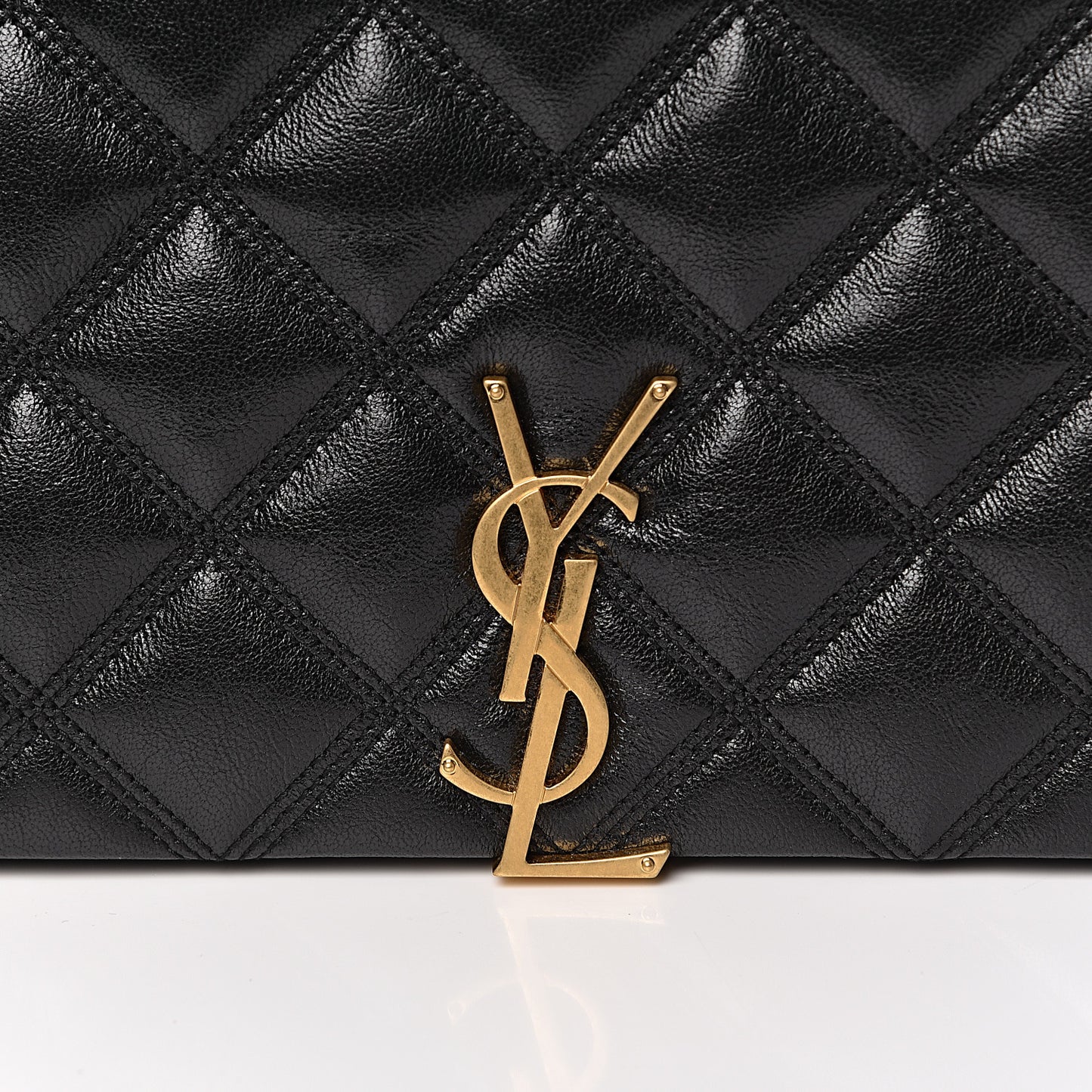 Lambskin Quilted Small Becky Chain Bag Black