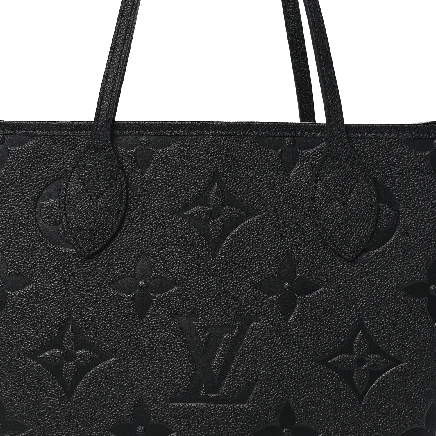 Louis Vuitton Empreinte Monogram Giant Neverfull MM Black 8 of 11