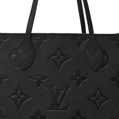 Louis Vuitton Empreinte Monogram Giant Neverfull MM Black 8 of 11