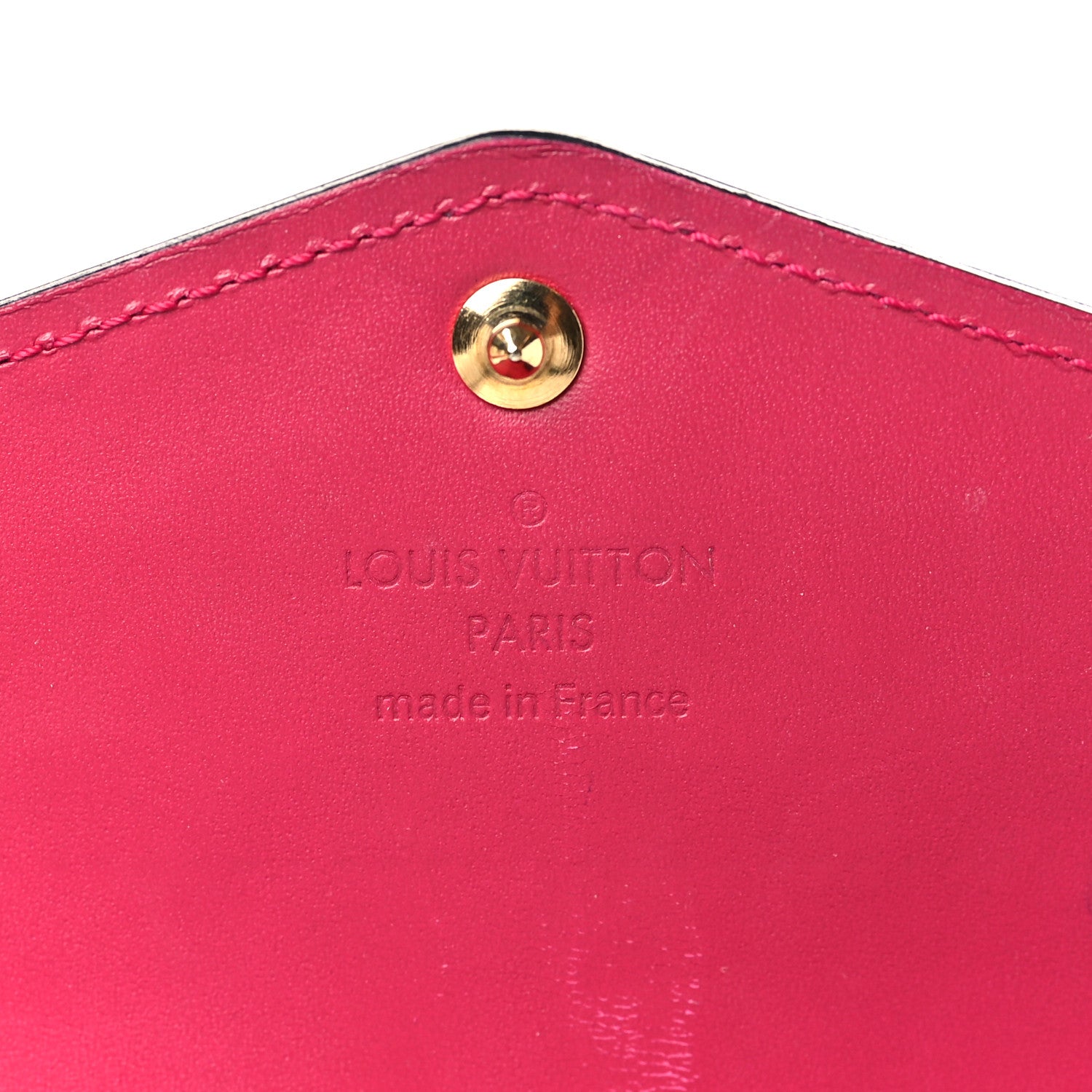 Louis Vuitton Vernis Sarah Wallet NM Rose Indien 6 of 11