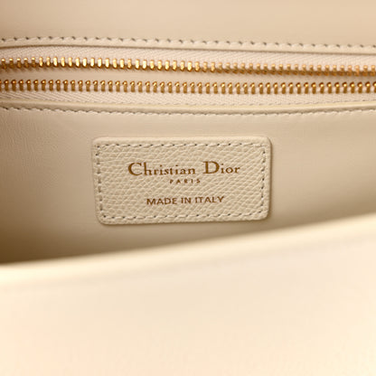 Christian Dior Grained Calfskin 30 Montaigne Flap Bag Latte 6 of 12