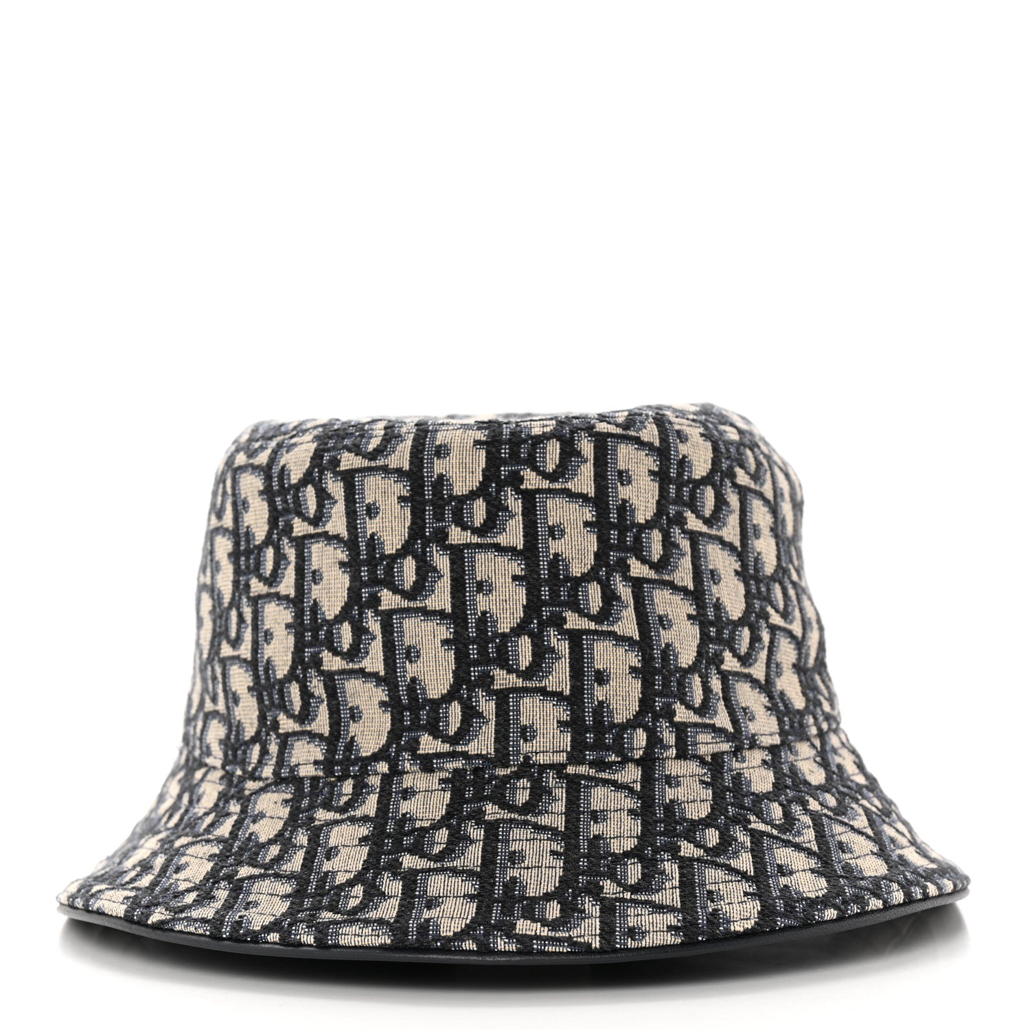 Christian Dior Oblique Jacquard Bucket Hat L Blue 3 of 9