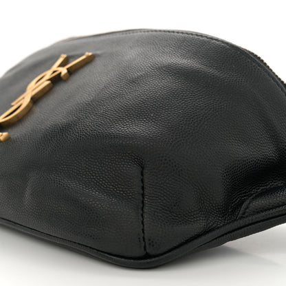 Saint Laurent Grain De Poudre Monogram Belt Bag Black 10 of 11