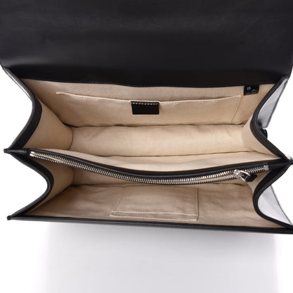 Gucci Moon Calfskin Web Crystal Flowers Large Dionysus Bamboo Top Handle Bag Black Multicolor 5 of 10