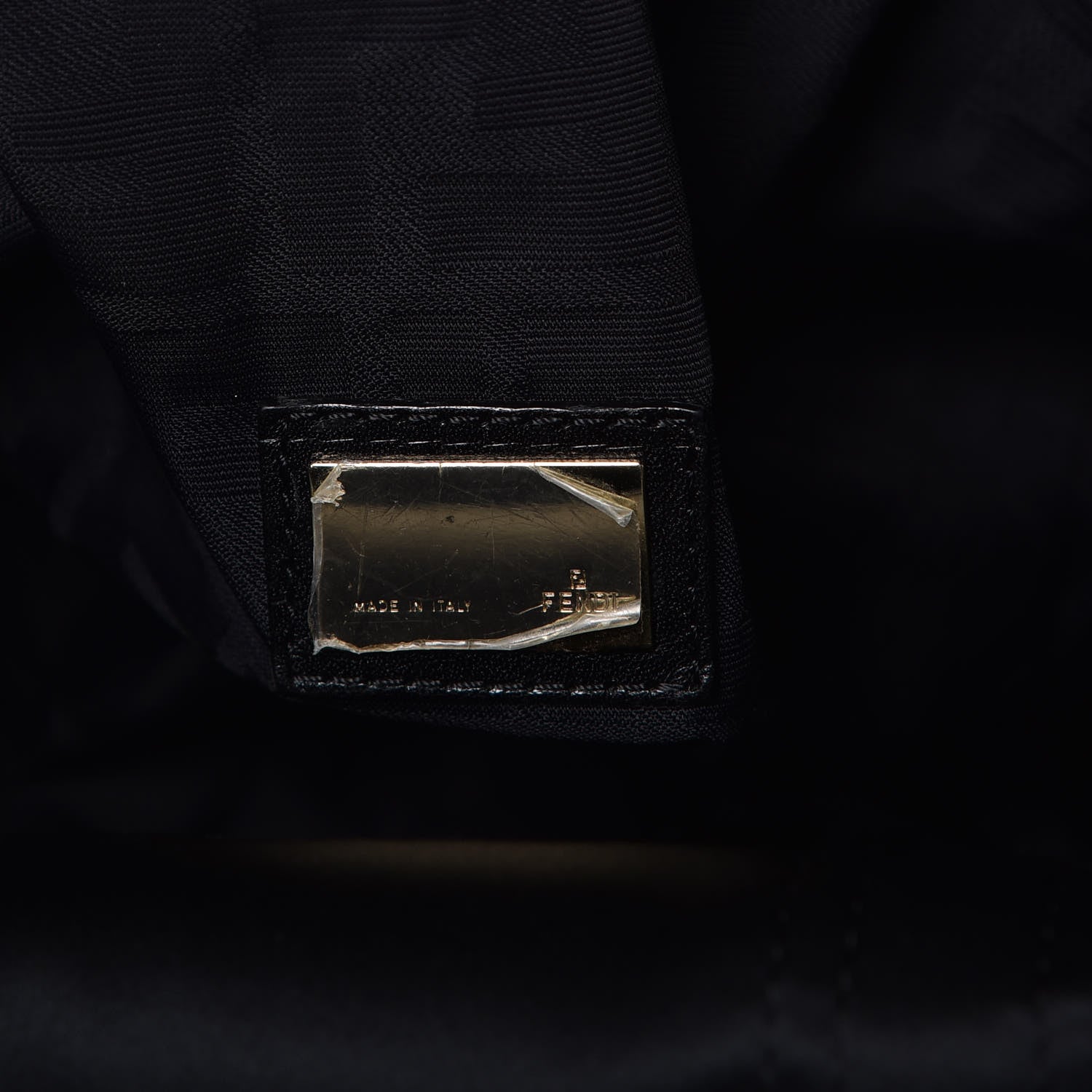 Fendi Satin Nappa Spy Black 6 of 12