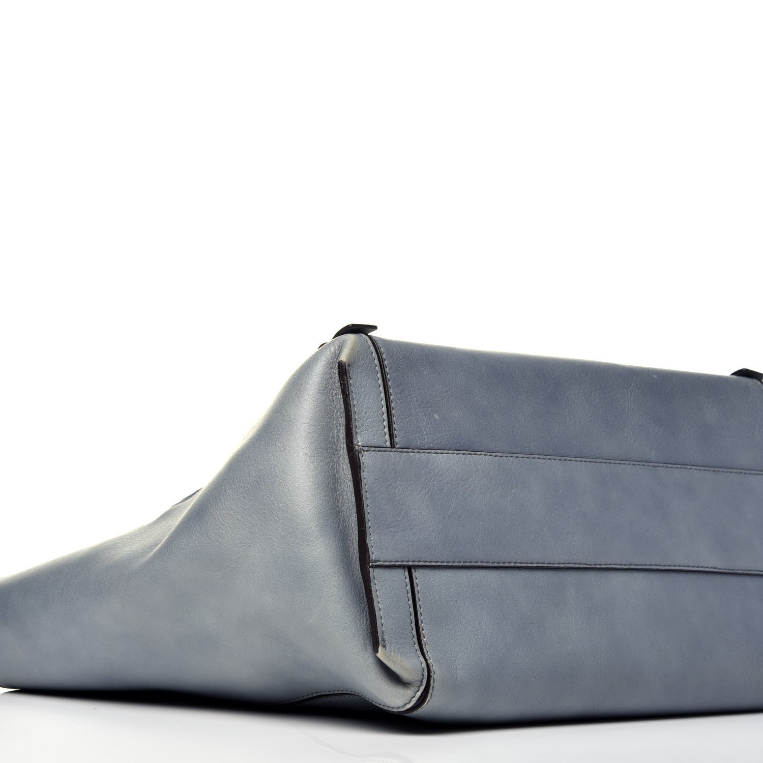 Chloe Smooth Calfskin Medium Milo Shopping Tote Cloudy Blue 8 of 9