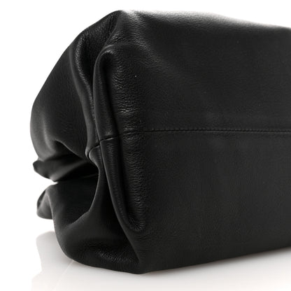 Bottega Veneta Smooth Butter Calf The Pouch Oversized Clutch Black 9 of 10