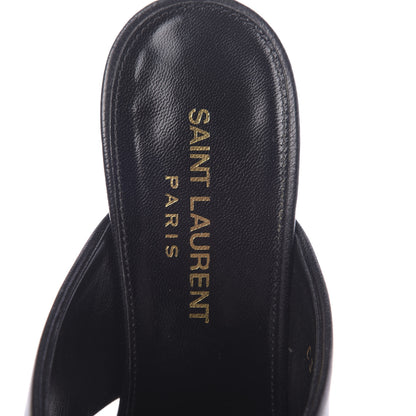 Saint Laurent Calfskin LouLou Mules 37 Black 6 of 10