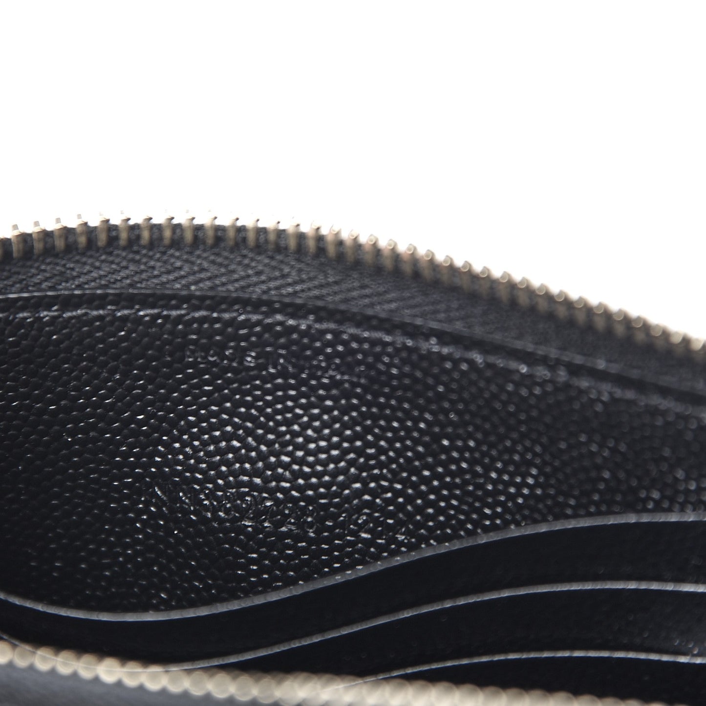 Grain De Poudre Monogram Smartphone Zip Around Wristlet Wallet Black