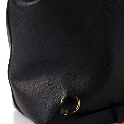 Fendi Vitello Cruise F is Fendi Drawstring Backpack Black 8 of 12