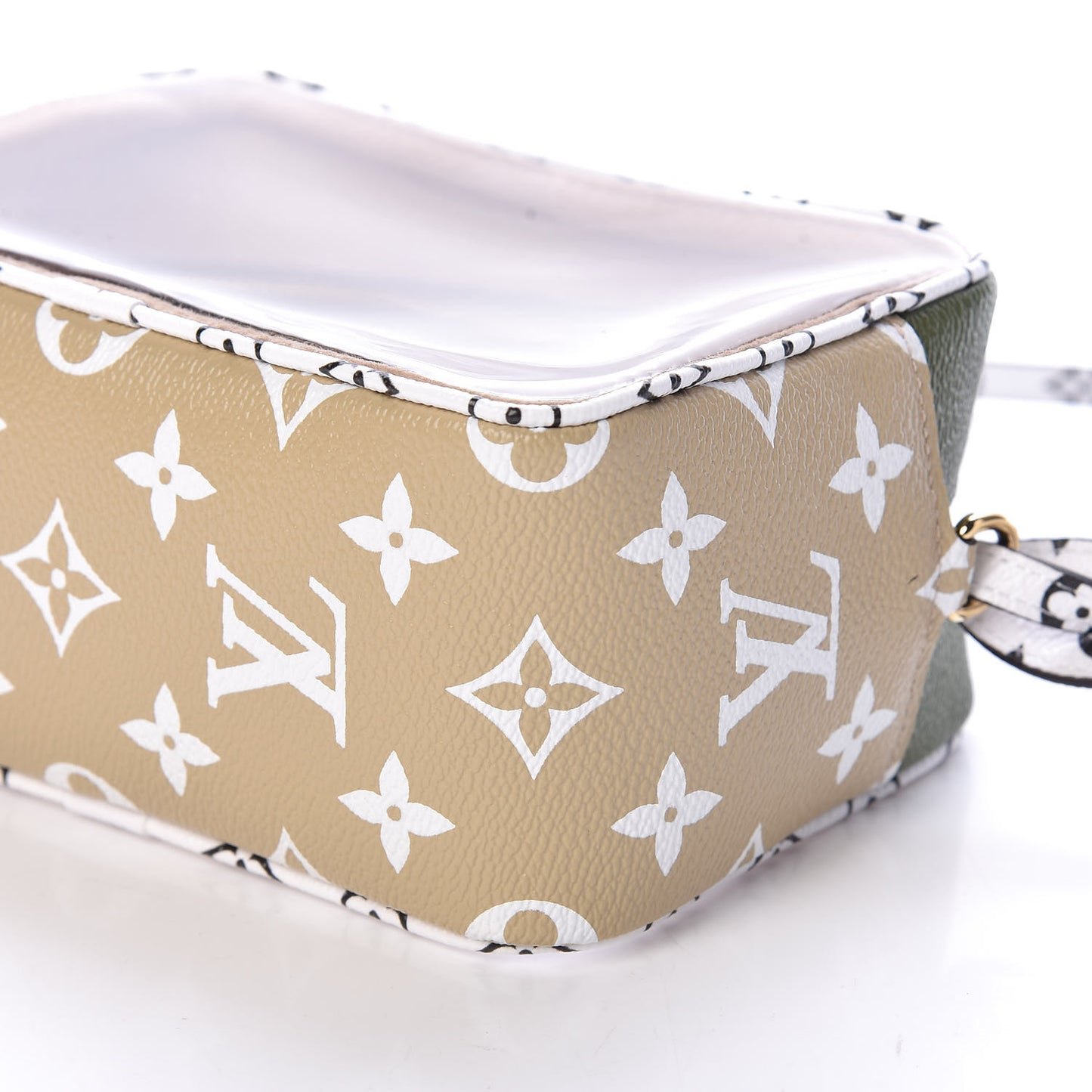 Monogram Giant Beach Pouch Kaki