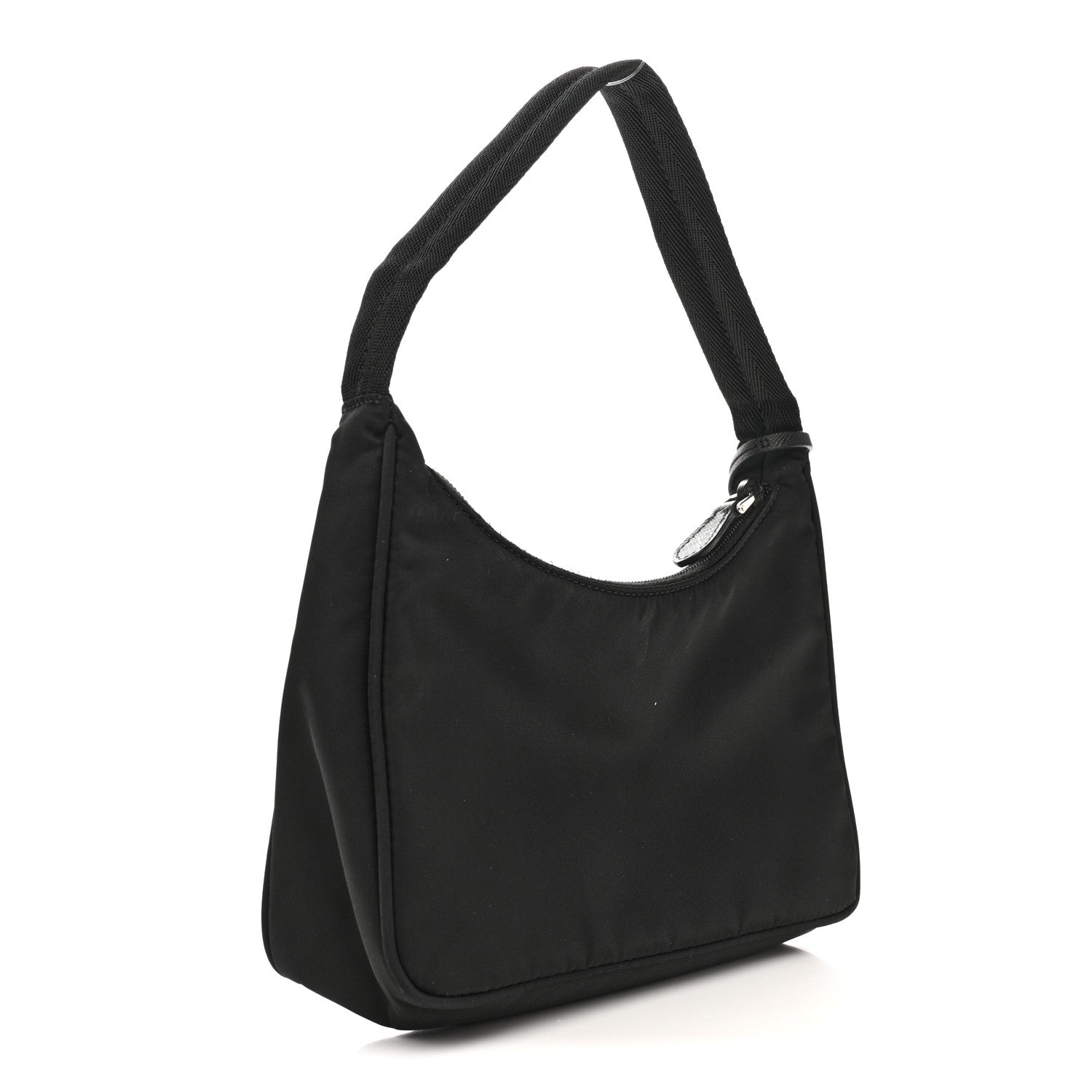 Prada Tessuto Nylon Mini Re-Edition 2000 Bag Black 3 of 14