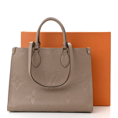 Louis Vuitton Empreinte Monogram Giant Onthego MM Tourterelle 10 of 10