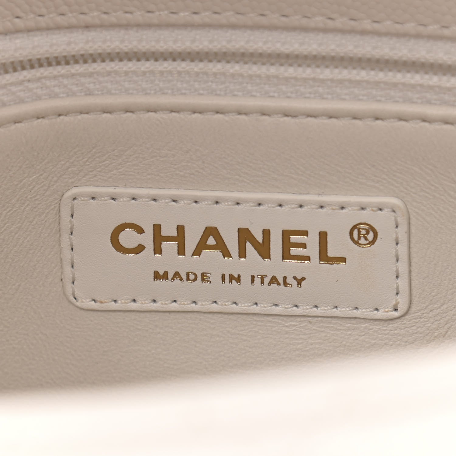 Chanel Caviar Quilted Small Coco Handle Flap White 6 of 11