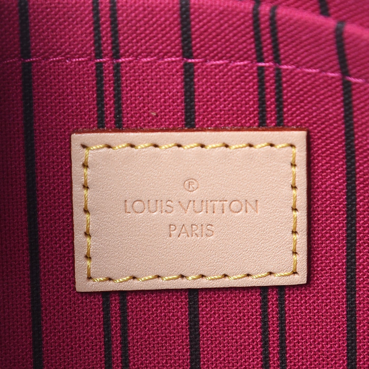 Louis Vuitton Monogram Neverfull MM GM Pochette Pivoine 6 of 8