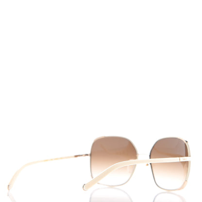 Chloe Square Sunglasses CE109SL Gold Cream 4 of 7