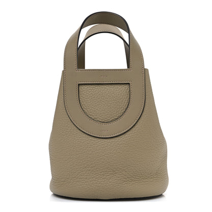 Hermes Taurillon Clemence Swift In-The-Loop 18 Bag Beige Marfa 1 of 11