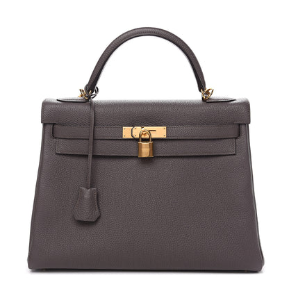 Hermes Togo Kelly Retourne 32 Etain 1 of 9