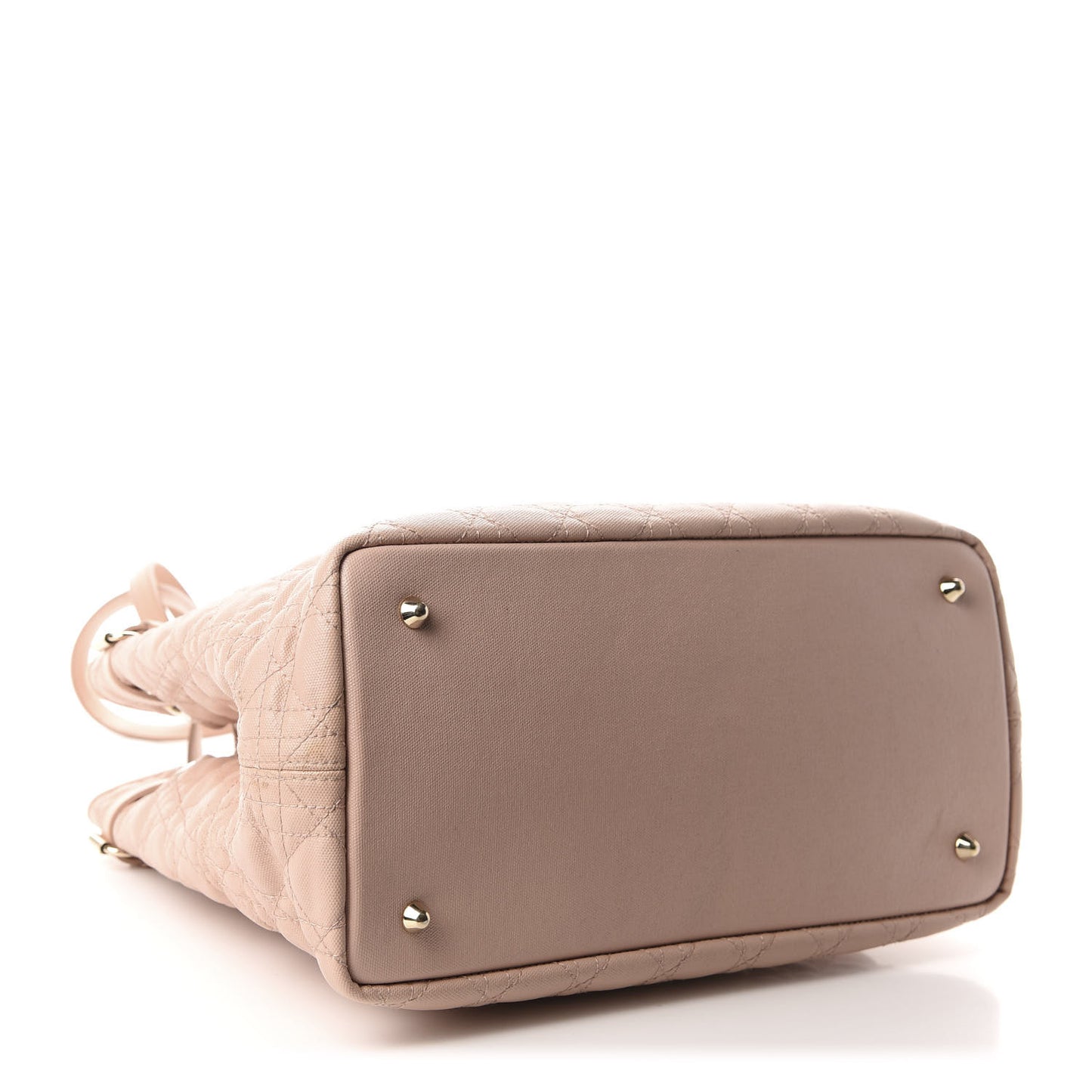 Coated Canvas Cannage Medium Panarea Tote Rosato