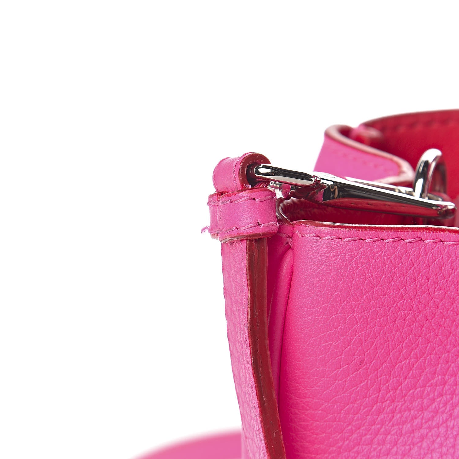 Christian Dior Bullcalf Small Diorissimo Tote Coquelicot 12 of 12