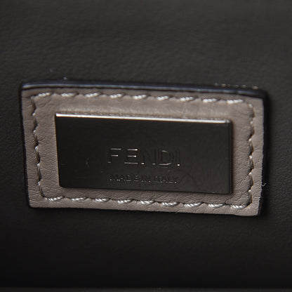 Fendi Vitello Dolce Century Petite 2Jours Tote Tortora Carbone 6 of 11