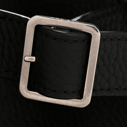 The Row Matte Grained Calfskin Margaux Shoulder 12 Black 10 of 10