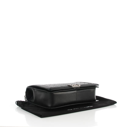 Chanel Lambskin Quilted Large Boy Flap Black 4 of 9