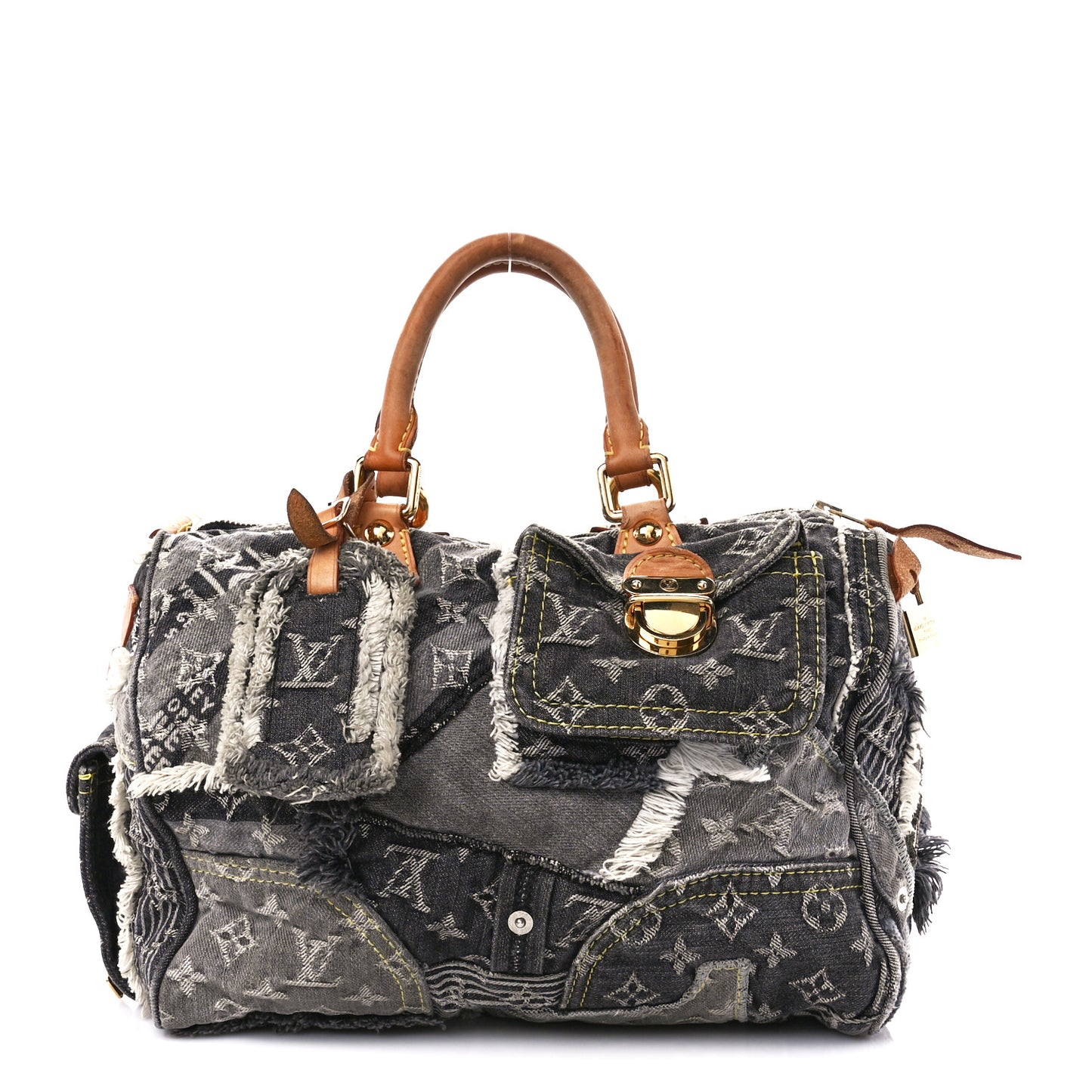 Denim Patchwork Speedy 30 Grey