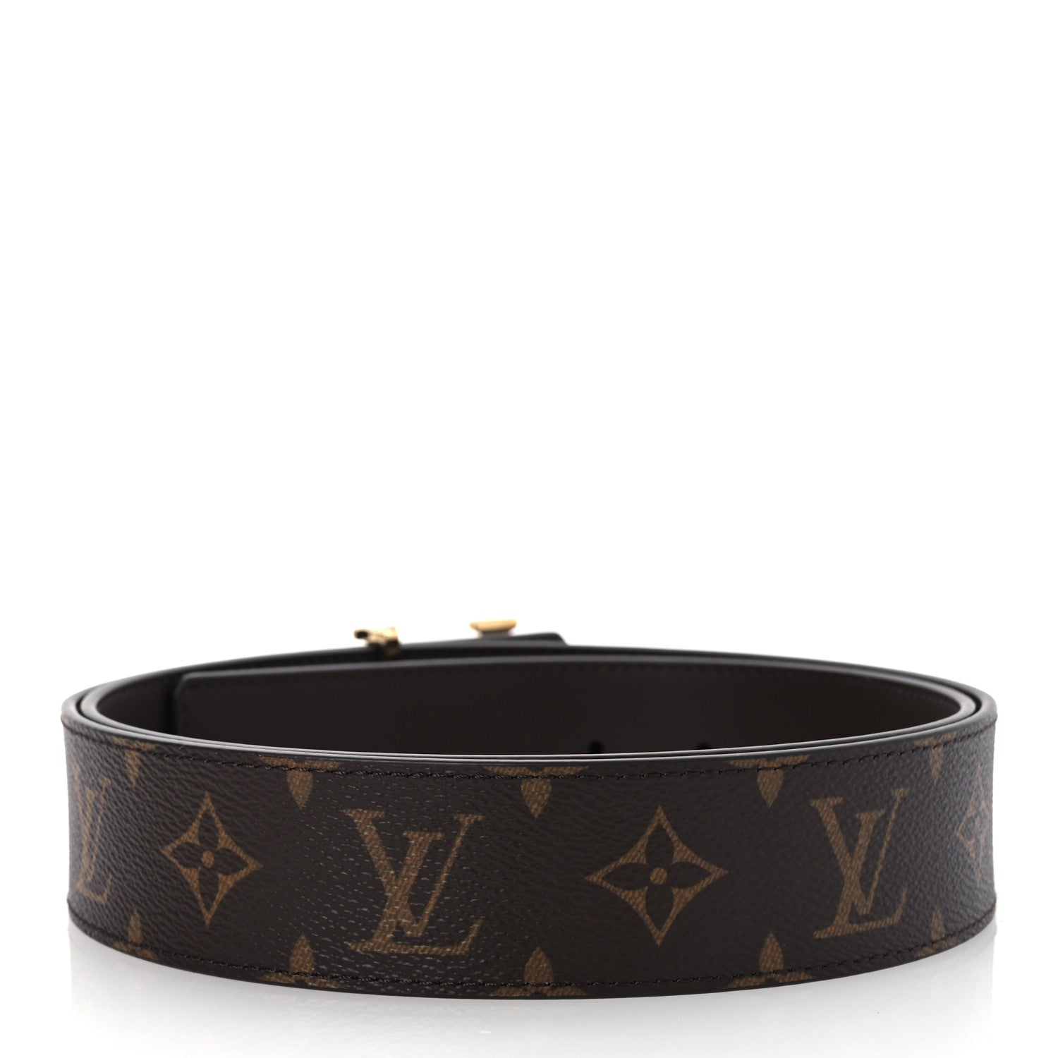 Louis Vuitton Calfskin Monogram 40mm LV Initiales Reversible Belt 100 40 Brown 3 of 8