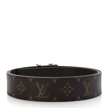 Louis Vuitton Calfskin Monogram 40mm LV Initiales Reversible Belt 100 40 Brown 3 of 8