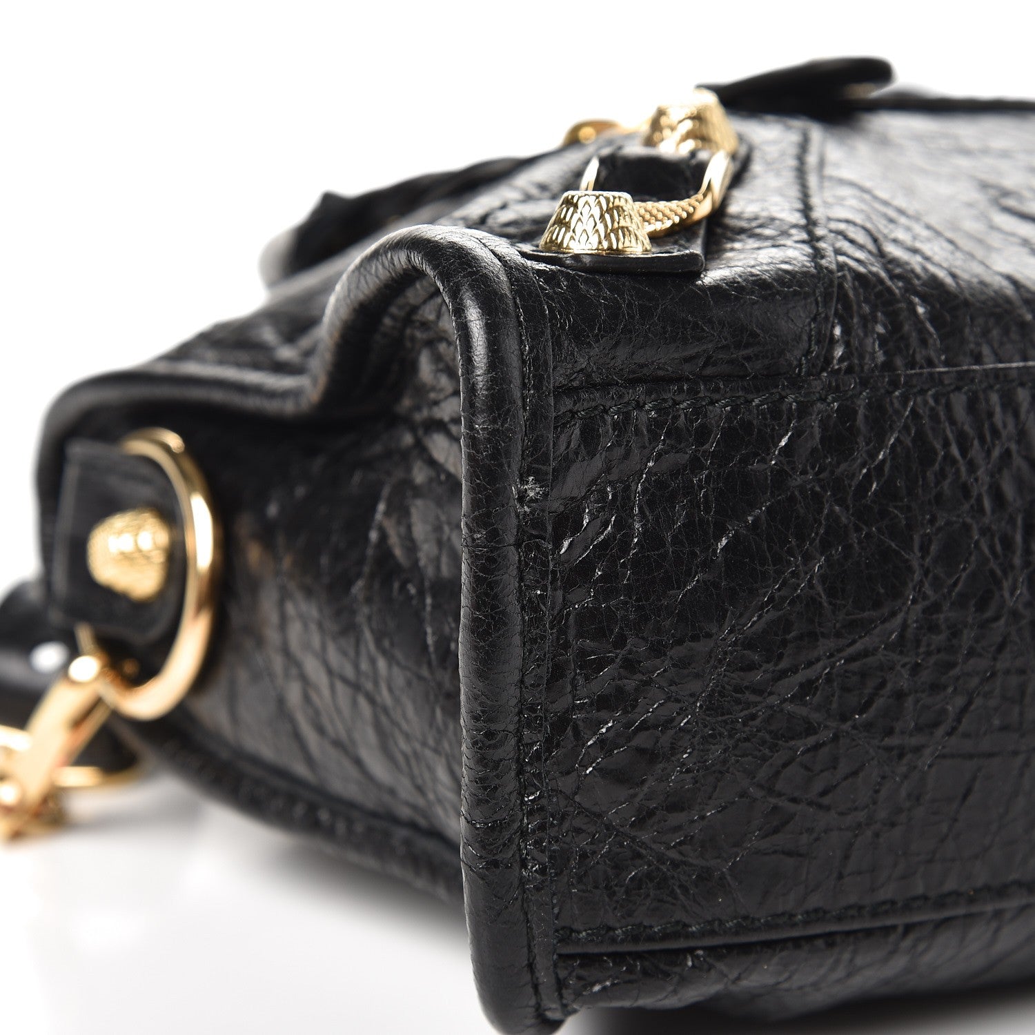 Balenciaga Agneau Giant 12 Gold Hardware Mini City Black 8 of 8
