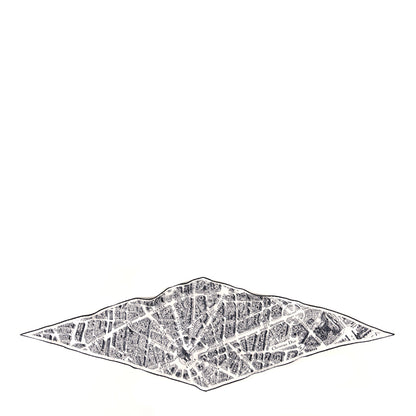 Christian Dior Silk Plan De Paris Print Diamond Scarf White 1 of 3