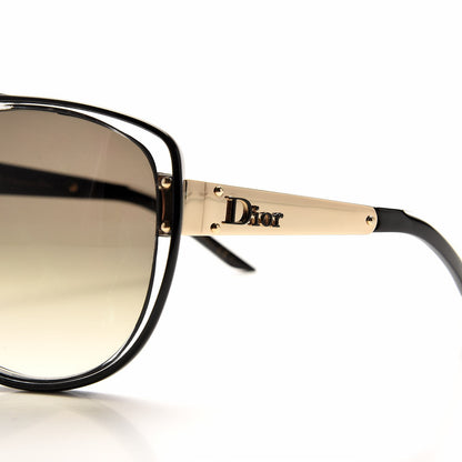 Christian Dior Striking Oversized Sunglasses Black 6 of 9