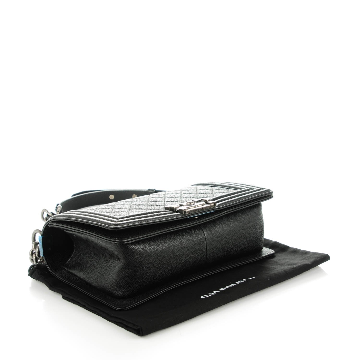 Chanel Caviar Quilted Medium Boy Flap Black 4 of 8
