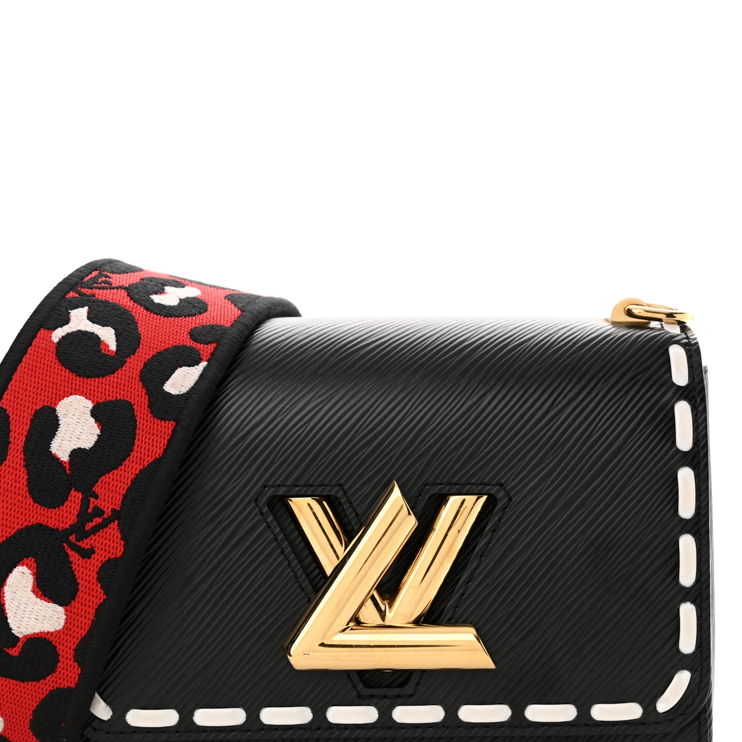 Epi Wild At Heart Twist Shoulder Bag PM Black
