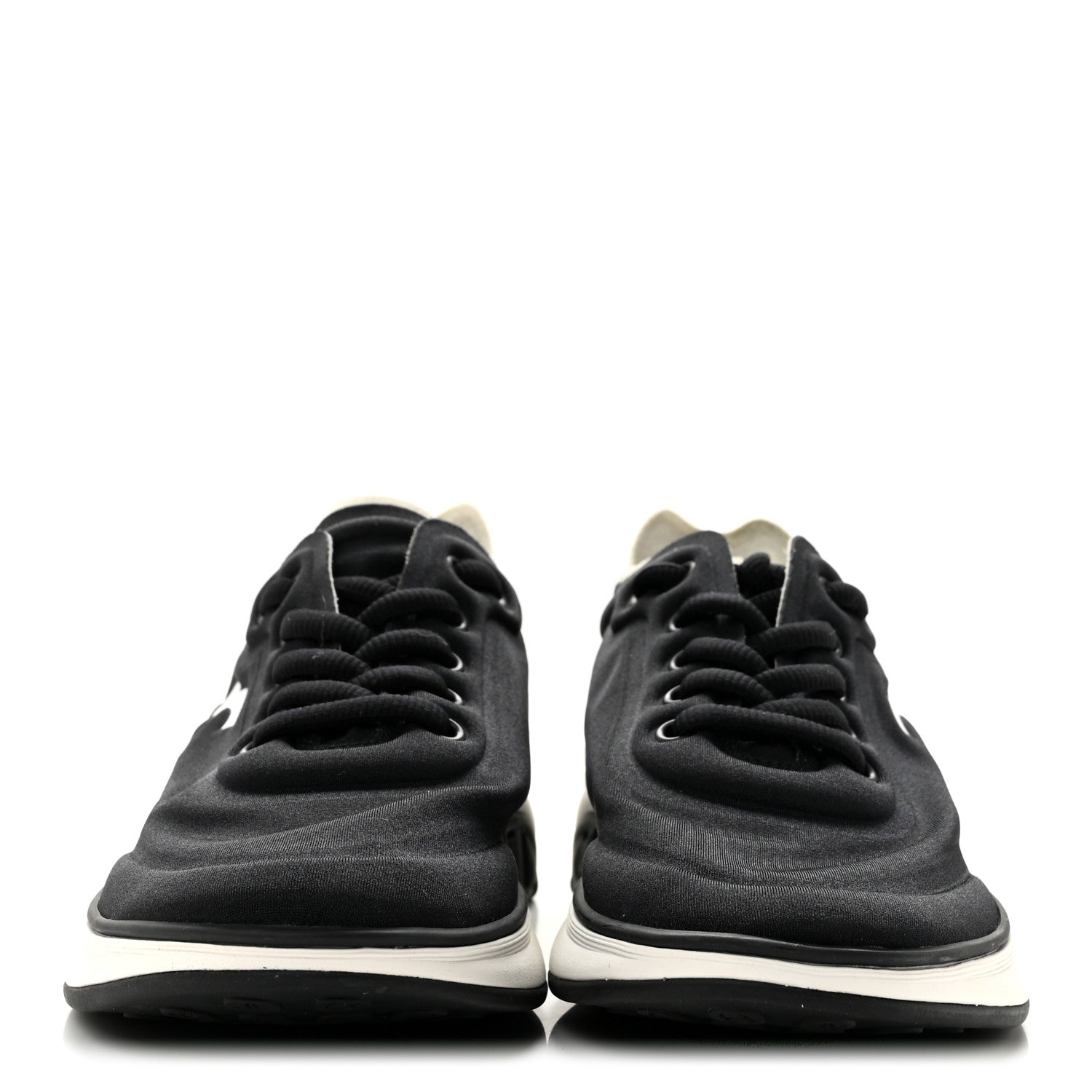 Chanel Mesh Lycra Thermoplastic Mens Sneakers 36 Black 2 of 8