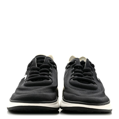 Chanel Mesh Lycra Thermoplastic Mens Sneakers 36 Black 2 of 8
