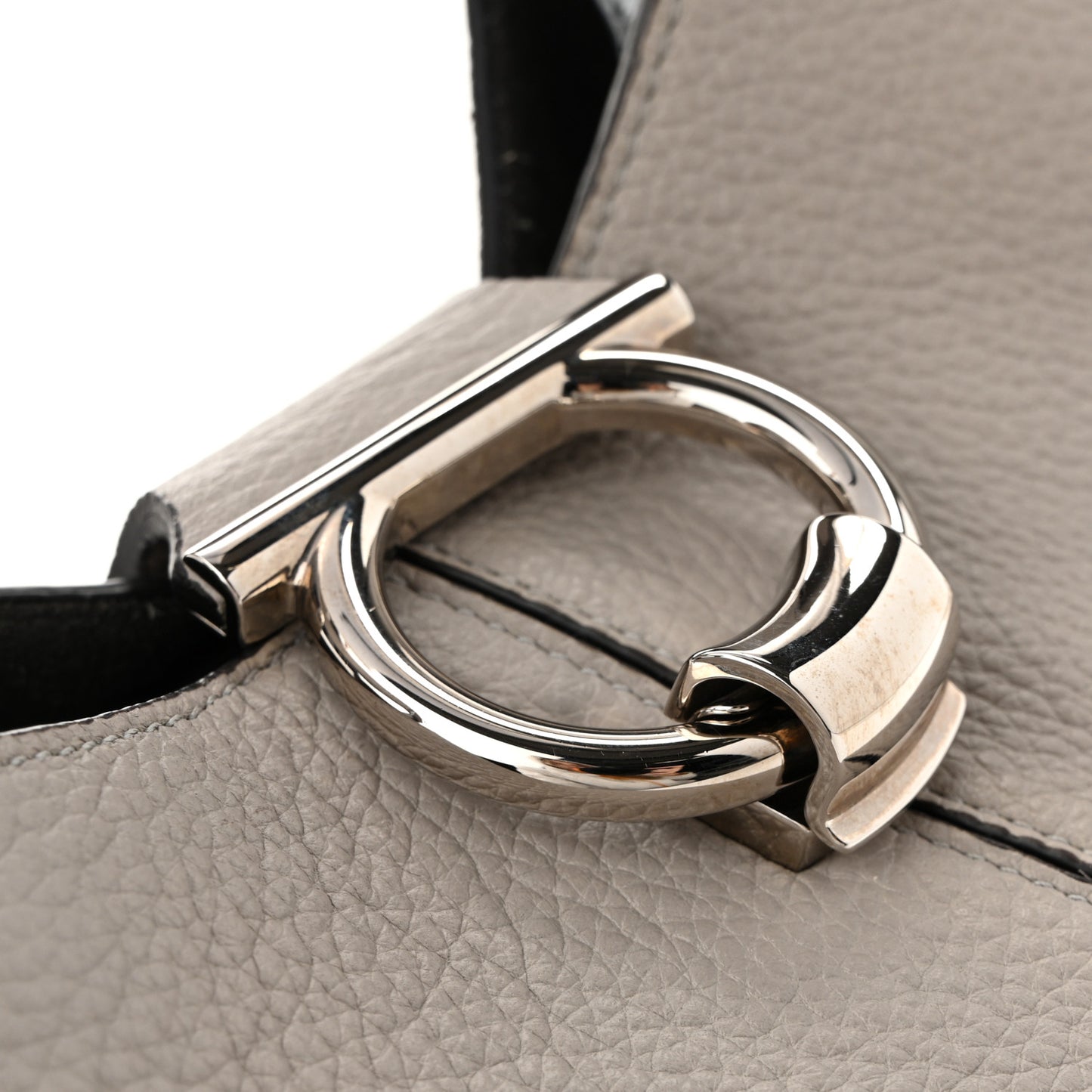 Calfskin Margot Hobo Grey
