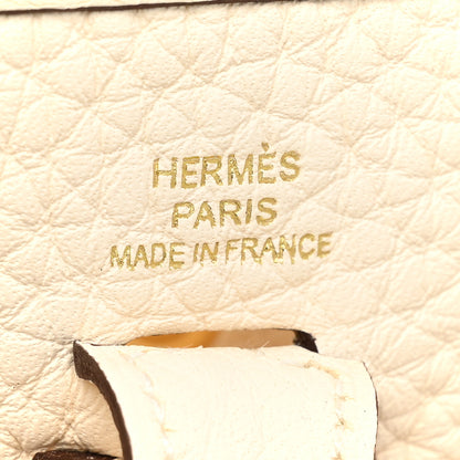 Hermes Taurillon Clemence Amazone Evelyne TPM Nata Craie 6 of 9