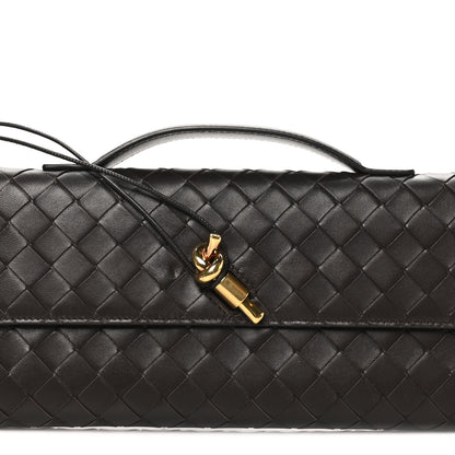 Bottega Veneta Nappa Intrecciato Long Andiamo Top Handle Clutch Fondant 7 of 7