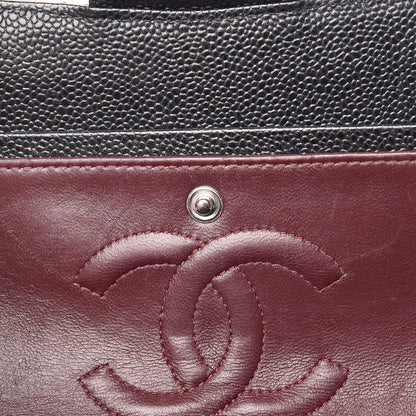 Chanel Caviar Quilted Medium Double Flap Black 9 of 23