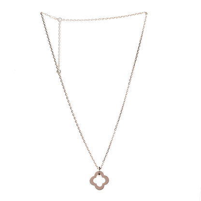 Van Cleef & Arpels 18K Rose Gold Byzantine Alhambra Pendant Necklace 3 of 6
