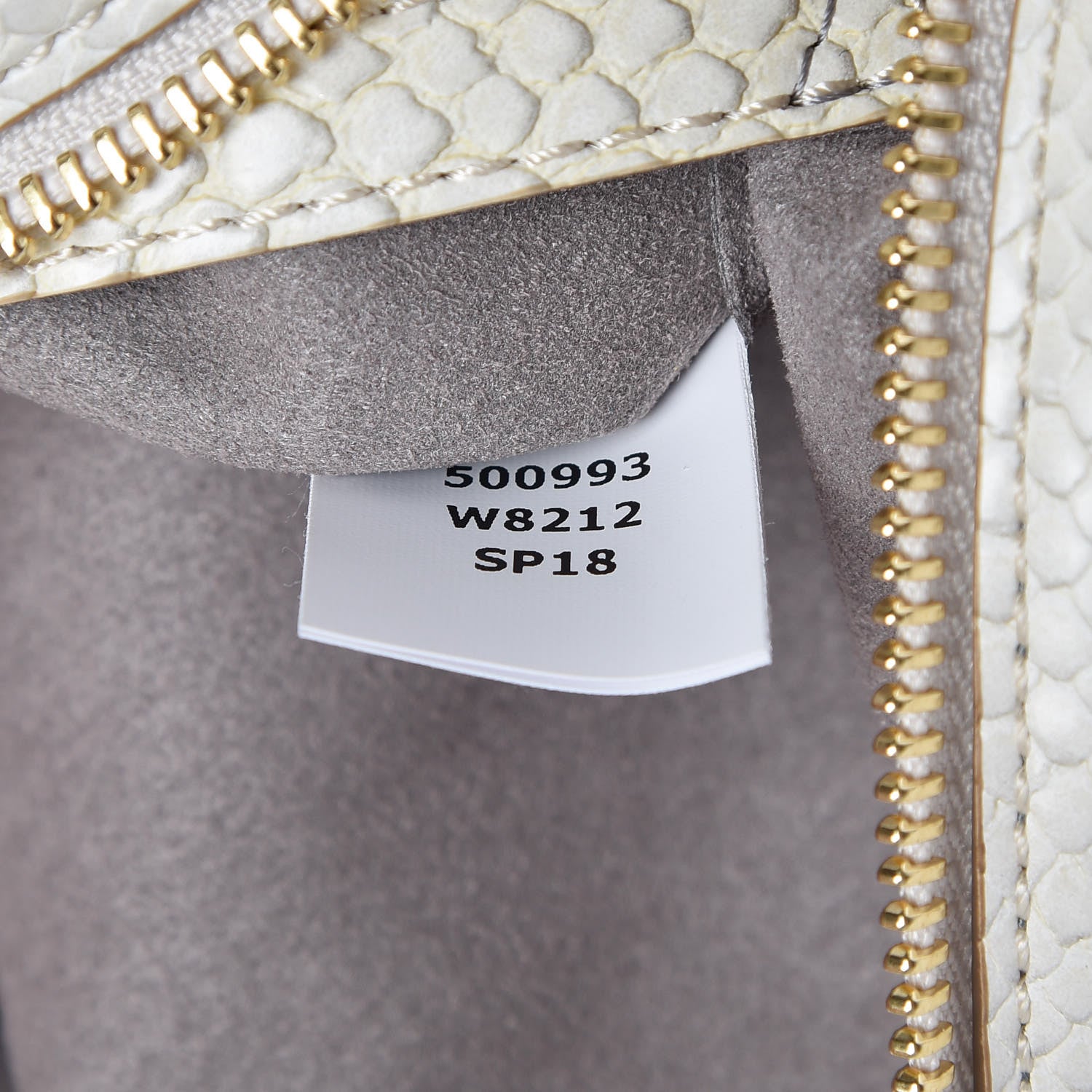 Stella McCartney Snakeskin Effect Star Patch Shoulder Bag Ivory 8 of 11