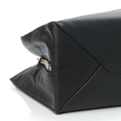 Balenciaga Calfskin Papier A4 Zip Around Plate Tote Black 9 of 10