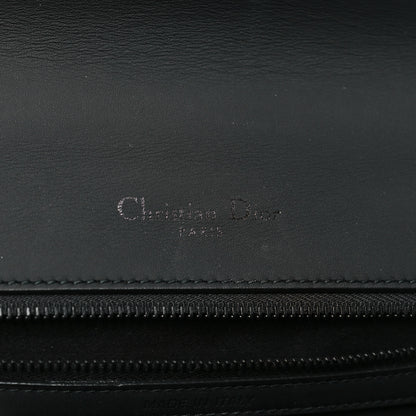 Christian Dior Ultra Matte Calfskin Studded Medium Diorama Flap Bag Black 6 of 11