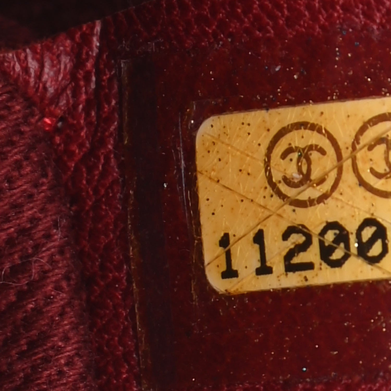 Chanel Aged Calfskin Quilted Cotton Club Pochette Blue 7 of 9
