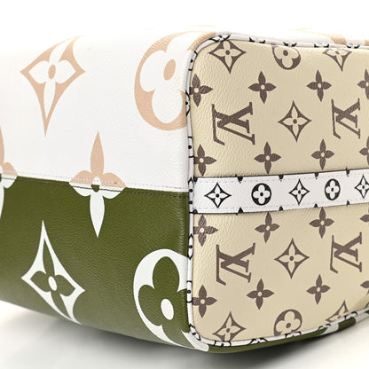 Louis Vuitton Monogram Giant Speedy Bandouliere 30 Kaki Beige 8 of 11