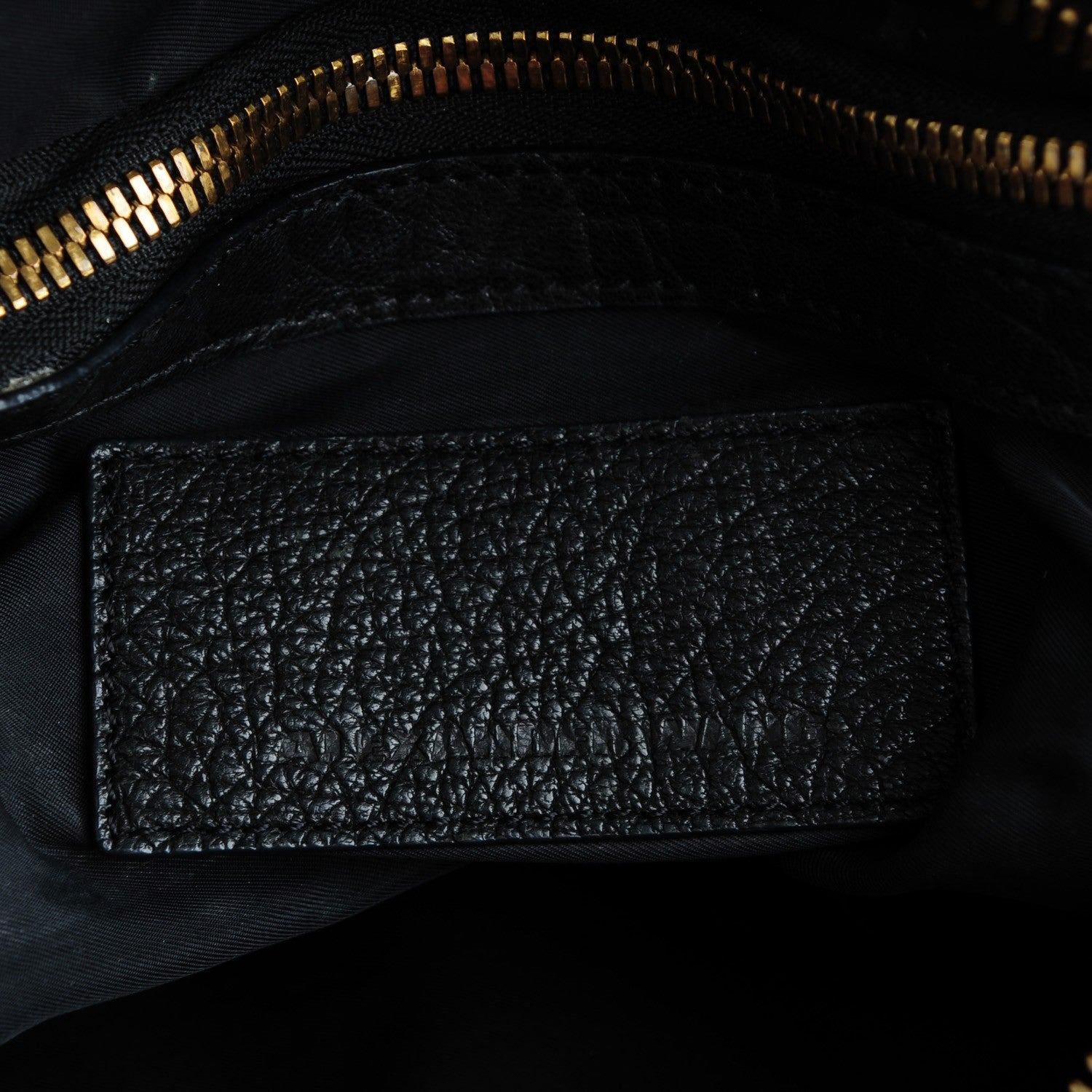 Alexander Wang Pebbled Lambskin Rocco Black Antique Brass Hardware 6 of 8
