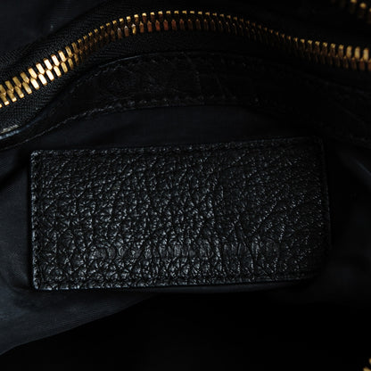 Alexander Wang Pebbled Lambskin Rocco Black Antique Brass Hardware 6 of 8
