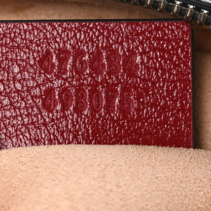 Gucci Azalea Calfskin Matelasse Diagonal Torchon GG Marmont Belt Bag 95 38 Black Romantic Cerise 7 of 10